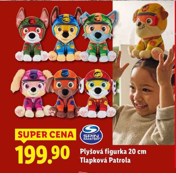 Plyšová figurka 20 cm Tlapková Patrola 