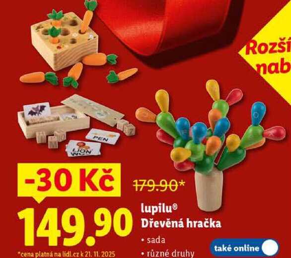 lupilu Dřevěná hračka