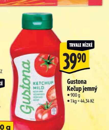 Gustona Kečup jemný 900 g