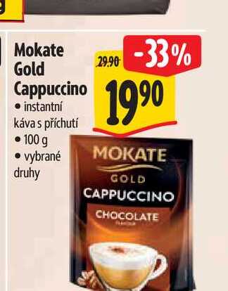 Mokate Gold Cappuccino instantní káva s příchutí 100 g  