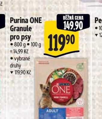 Purina ONE Granule pro psy 800 g