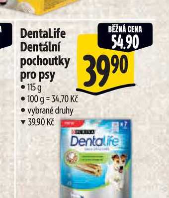 DentaLife Dentální pochoutky pro psy 115 g  