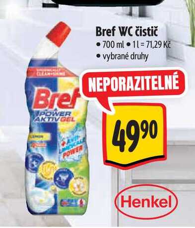   Bref WC čistič 700 ml  