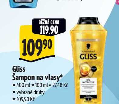 Gliss Šampon na vlasy 400 ml