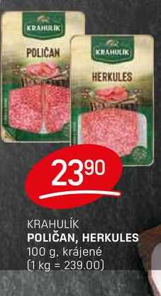 POLIČAN, HERKULES 100 g, krájené