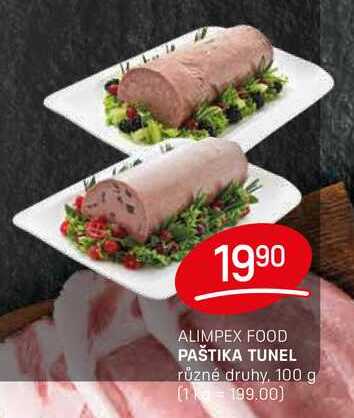 PAŠTIKA TUNEL různé druhy, 100 g 