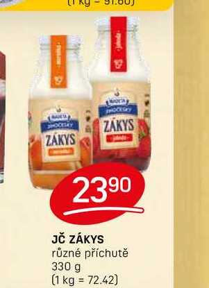 JČ ZÁKYS různé příchutě 330 g 