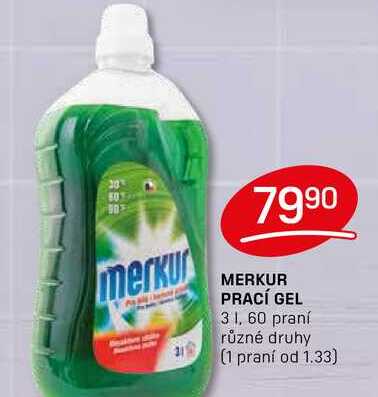 MERKUR PRACÍ GEL 3l