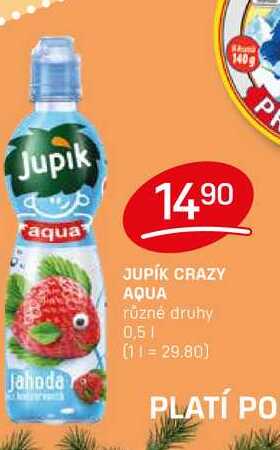 JUPÍK CRAZY AQUA různé druhy 0,5l