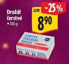 Droždí čerstvé, 100 g 