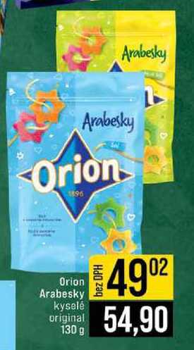 Orion Arabesky kyselé original 130 g 