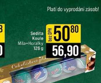 Sedita Koule Mila+Horalky 126 g