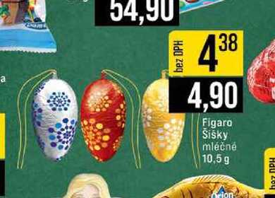 Figaro Sisky mléčné 10,5 g