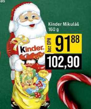 Kinder Mikuláš 160 g