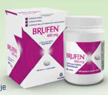 Brufen 400 mg 100 potahovaných tablet