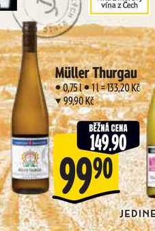 Müller Thurgau 0,75 l