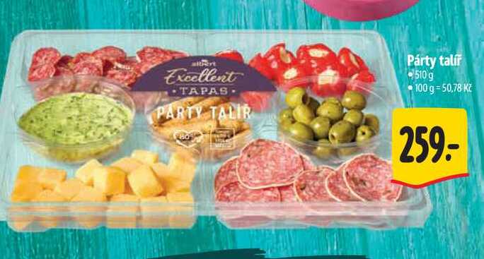 Párty talíř 510 g