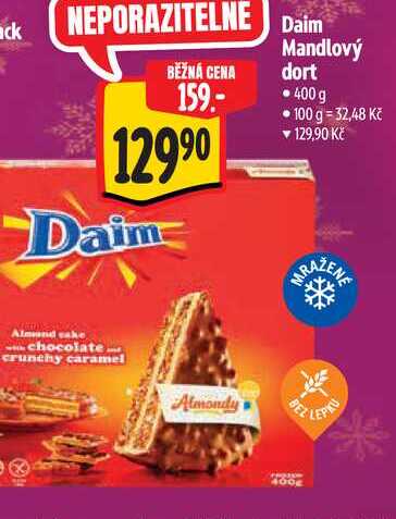 Daim Mandlový dort 400 g