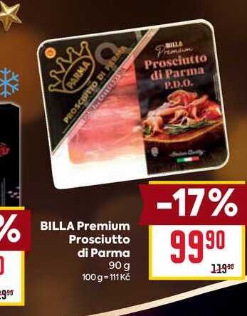 BILLA Premium Prosciutto di Parma 90 g