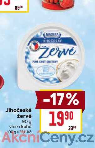 Jihočeské žervé 90 g 