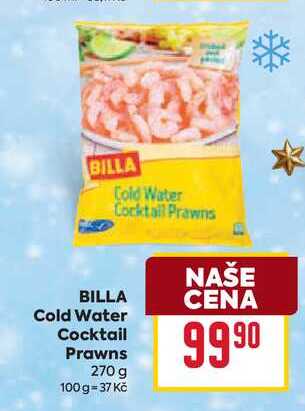 BILLA Cold Water Cocktail Prawns 270 g 