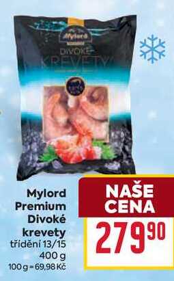 Mylord Premium Divoké krevety třídění 13/15 400 g