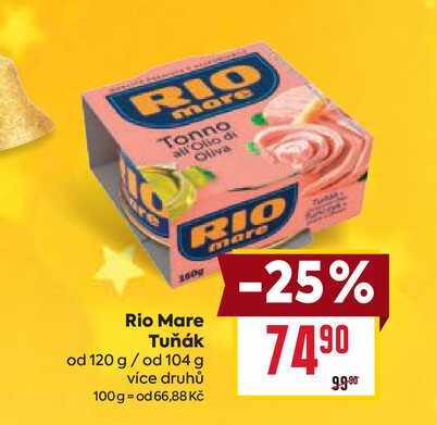 Rio Mare Tuňák od 120 g / od 104 g  