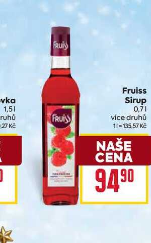 Fruiss Sirup 0,7l