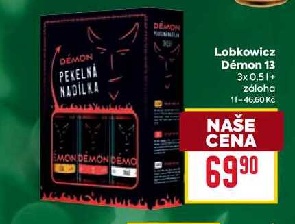 Lobkowicz Démon 13 3x 0,5l