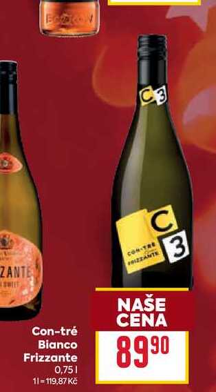 Con-tré Bianco Frizzante 0,75l