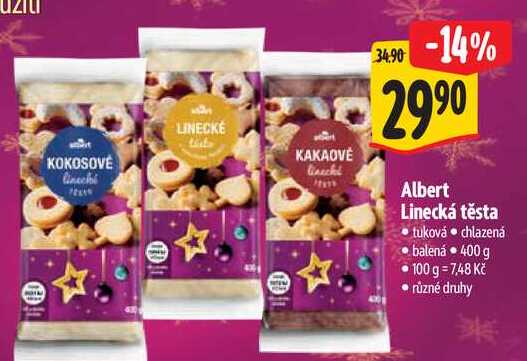 Albert Linecká těsta, 400 g