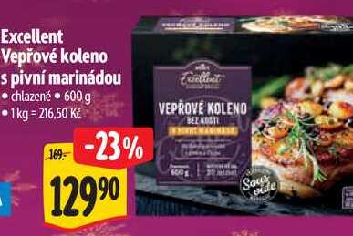 Excellent Vepřové koleno s pivní marinádou, 600 g