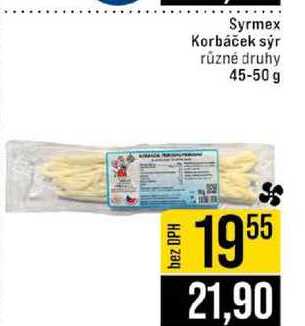 Syrmex Korbáček sýr různé druhy 45-50 g 