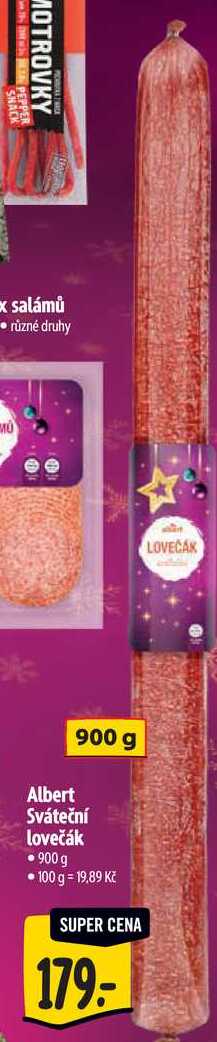 Albert Sváteční lovečák, 900 g