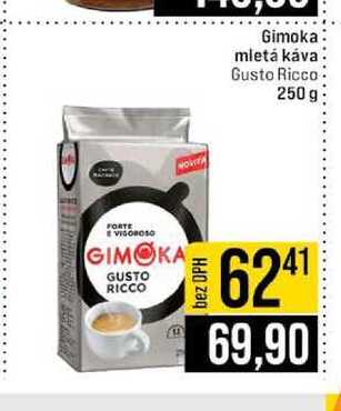 Gimoka mletá káva Gusto Ricco 250 g 