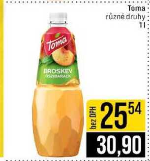 Toma různé druhy 1l