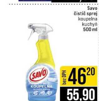 Savo čistič sprej koupelna kuchyň 500 ml 