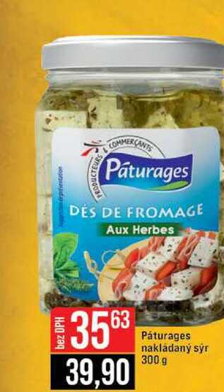 Páturages nakládaný sýr 300 g