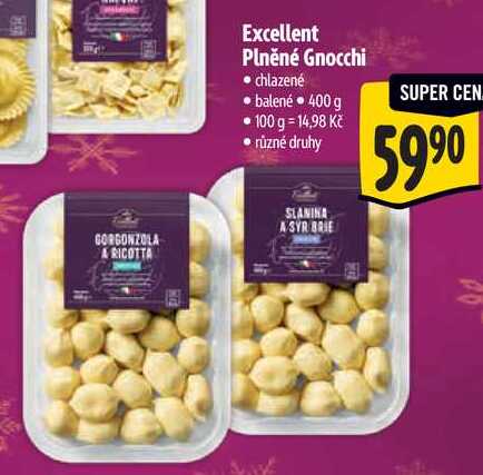 Excellent Plněné Gnocchi, 400 g