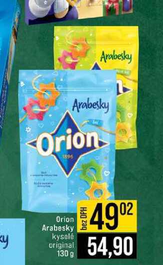 Orion Arabesky kyselé original 130 g 
