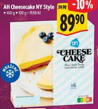 AH Cheesecake NY Style, 450 g