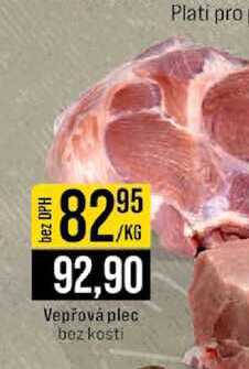 Vepřová plec bez kosti 1kg