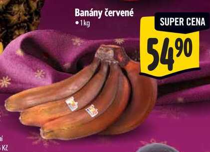 Banány červené, 1 kg