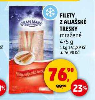 FILETY Z ALJAŠSKÉ TRESKY, 475 g