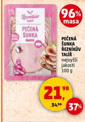 PEČENÁ ŠUNKA ŘEZNÍKŮV TALÍŘ, 100 g 