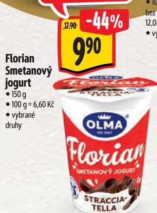 Florian Smetanový jogurt 150 g 