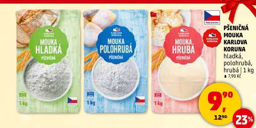PŠENIČNÁ MOUKA KARLOVA KORUNA, 1 kg 
