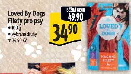 Loved By Dogs Filety pro psy, 100 g