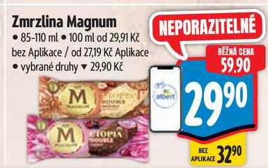 Zmrzlina Magnum 85-110 ml 100 ml 