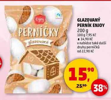 GLAZOVANÝ PERNÍK ENJOY, 200 g